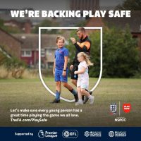 The FA’s ‘Play Safe’ weekend returns on 1-2 October