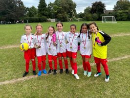 Under 10 Girls team play their first match