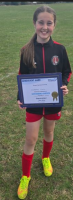 U12 Girls- Outstanding Achiever for September