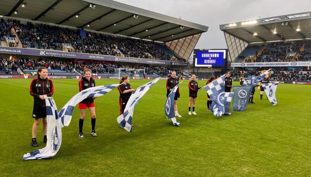 U11 Sabres & U13 Girls at Millwall